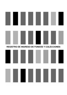 Planilla para el registro de ingreso de fondos y colecciones