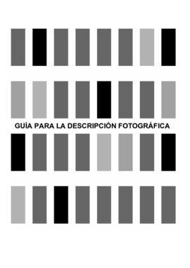Guía para la descripción fotográfica